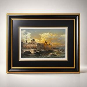 Alexander Chen The Siene Serigraph Signed and Numbered 30x24